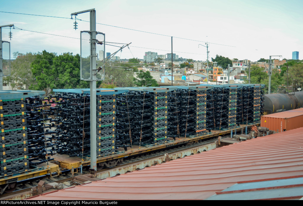 FTTX Flat Car with Truck Frames